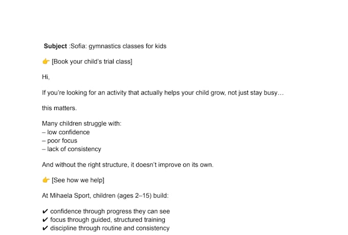 write persuasive email copy that drives action